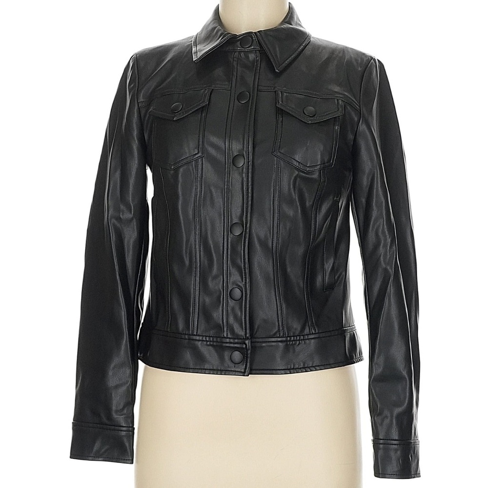 Women's Black Leather Jacket